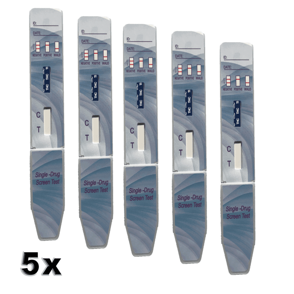 5 Medical Grade THC Urine Test Strips