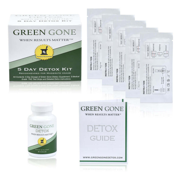 5 Day THC Detox Kit with 5 THC Test Strips